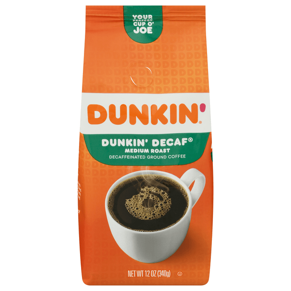 Save on Dunkin' Original Medium Roast Coffee Decaffeinated (Ground
