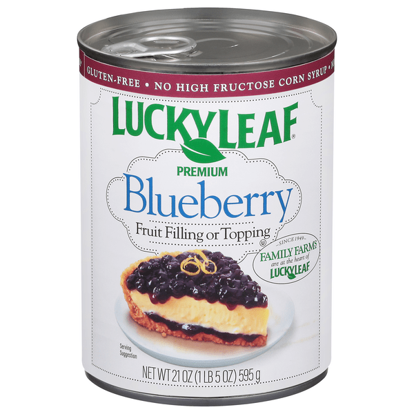 Save on Lucky Leaf Premium Fruit Filling or Topping Blueberry Order