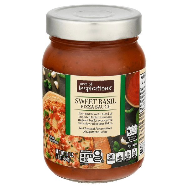 Save on Taste of Inspirations Pizza Sauce Sweet Basil Gluten Free Order