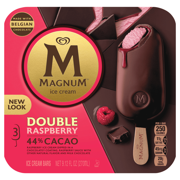 Save on Magnum Ice Cream Bars Double Raspberry 3 ct Order Online