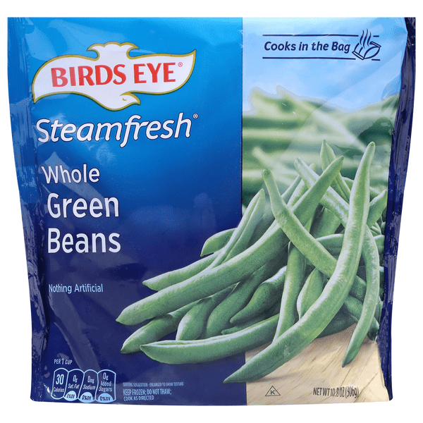 Save on Birds Eye Steamfresh Whole Green Beans Frozen Order Online