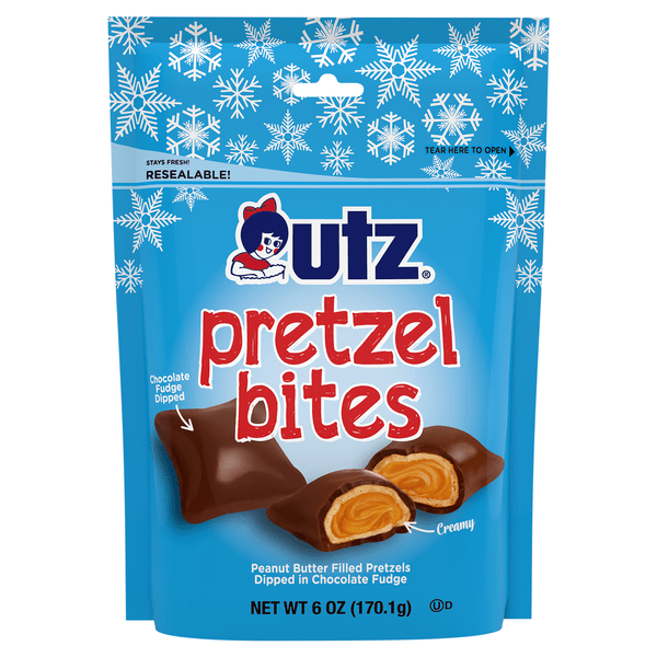 Save on Utz Pretzel Bites Peanut Butter Filled Dipped in Chocolate