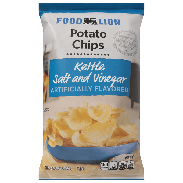 Save on Food Lion Kettle Salt and Vinegar Potato Chips Order Online Delivery Food Lion