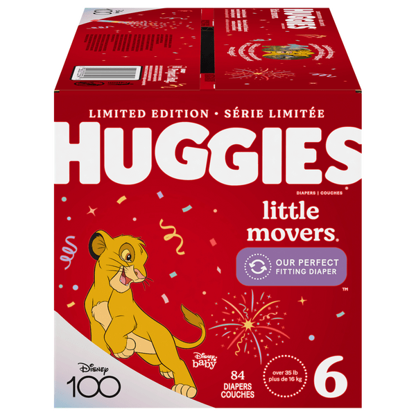 Save on Huggies Little Movers Disney Size 6 Diapers 35+ lbs Order