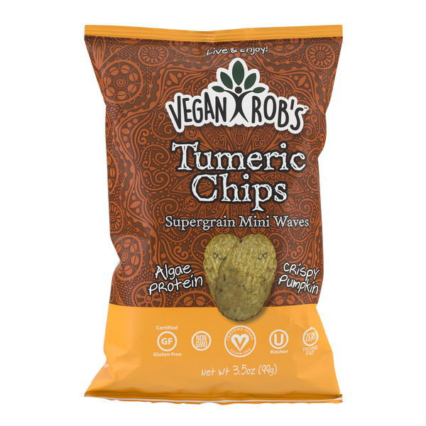 Save on Vegan Rob's Tumeric Chips Gluten Free Order Online Delivery GIANT