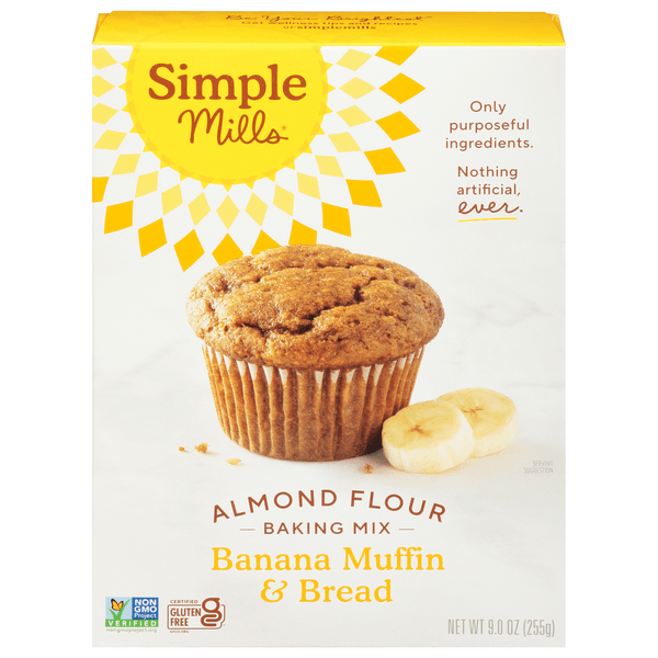 Save on Simple Mills Almond Flour Muffin Mix Banana Gluten Free Order