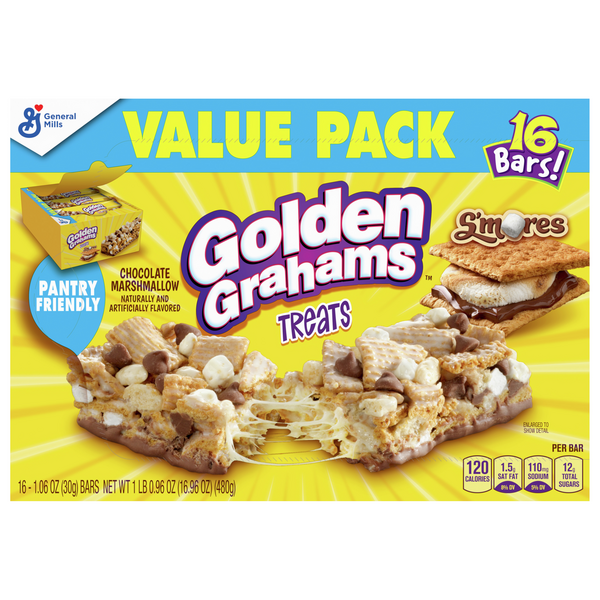 Save on Golden Grahams Treats Bars Chocolate Marshmallow Value Pack 16 ct Order Online