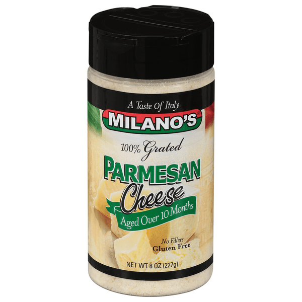 Save on Milano's Parmesan Cheese Grated Order Online Delivery Food Lion