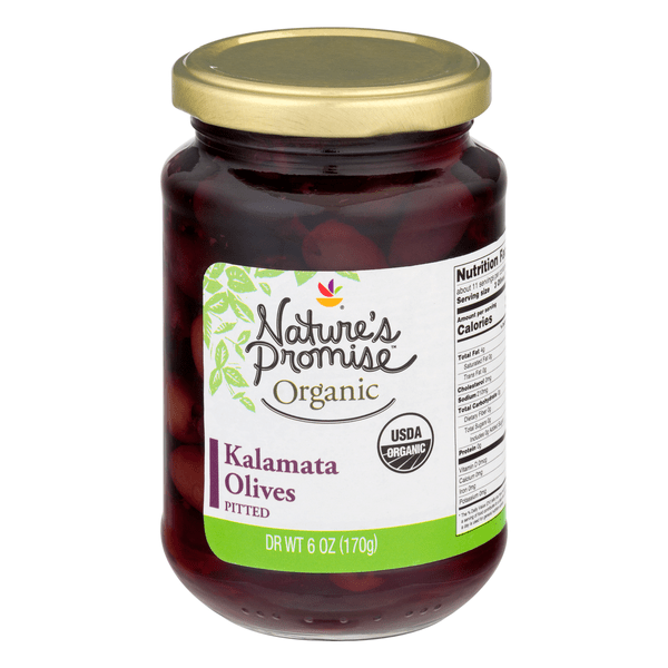 Save on Nature's Promise Organic Kalamata Olives Pitted Order Online