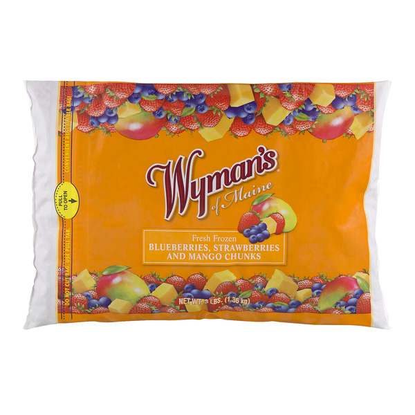 Save on Wyman's Of Maine Fresh Frozen Blueberries Strawberries And