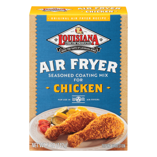 Save on Louisiana Fish Fry Products Air Fryer Seasoned Coating Mix