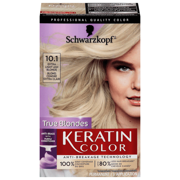 Save on Keratin Color True Blondes Permanent Hair Color Extra Light Ash Blonde Order Online