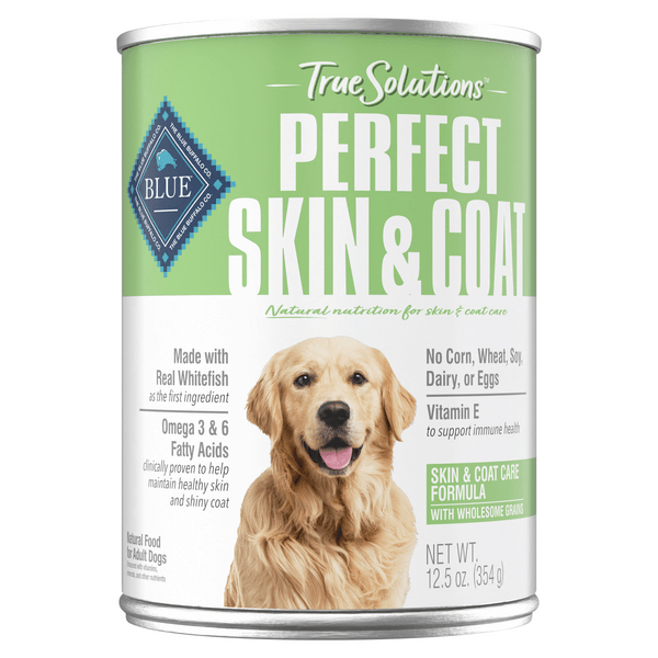 Save on BLUE True Solutions Perfect Coat Wet Dog Food Skin & Coat Care