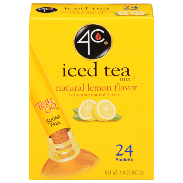 Save on 4C Totally Light 2 Go Iced Tea Mix Lemon Sugar Free 24 ct
