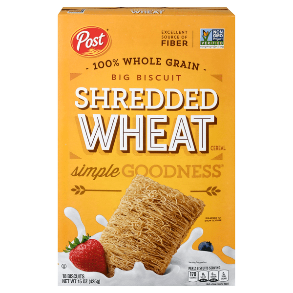 Save on Post Shredded Wheat Cereal Big Biscuit No Sugar Order Online