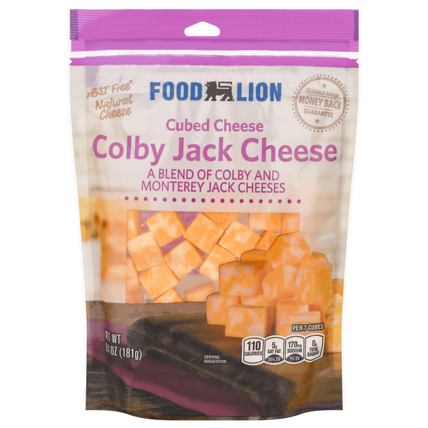 Save on Food Lion Colby Jack Cheese Cubed Order Online Delivery Food Lion
