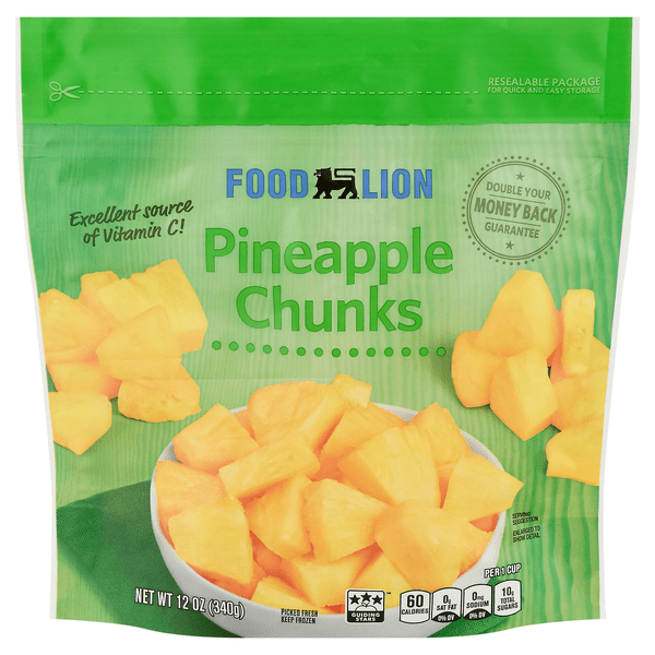 Save on Food Lion Pineapple Chunks Frozen Order Online Delivery Food Lion