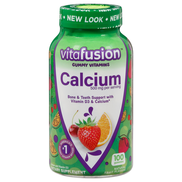 Save on Vitafusion Calcium 500 mg Gummy Vitamins for Adults Creamy