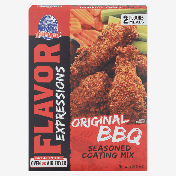 Save on HouseAutry Flavor Expressions Seasoned Coating Mix BBQ Original 2 ct Order Online