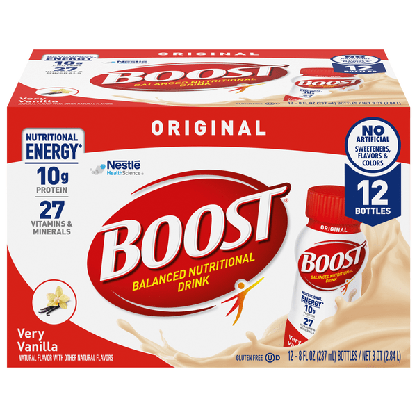 Save on BOOST Original Complete Nutritional Drink Very Vanilla Gluten