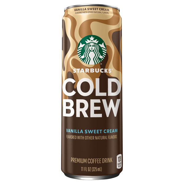Save on Starbucks Cold Brew Vanilla Sweet Cream Premium Coffee Drink