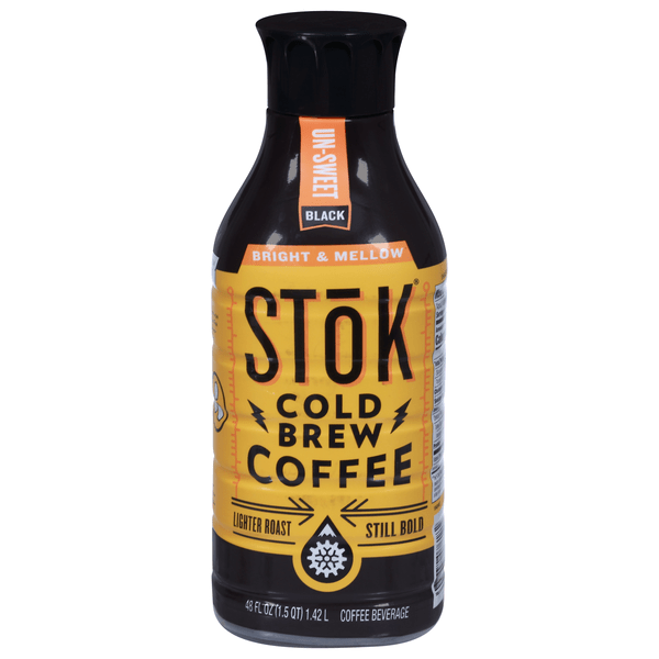 Save on Stok Bright & Mellow Lighter Roast Cold Brew UnSweet Coffee