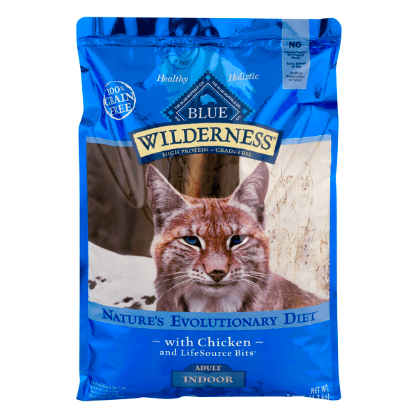 Save on Blue Wilderness Indoor Adult Cat Food Chicken & LifeSource Bits