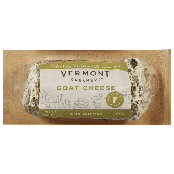 Save on Vermont Creamery Goat Cheese Herb Chevre Log Order Online