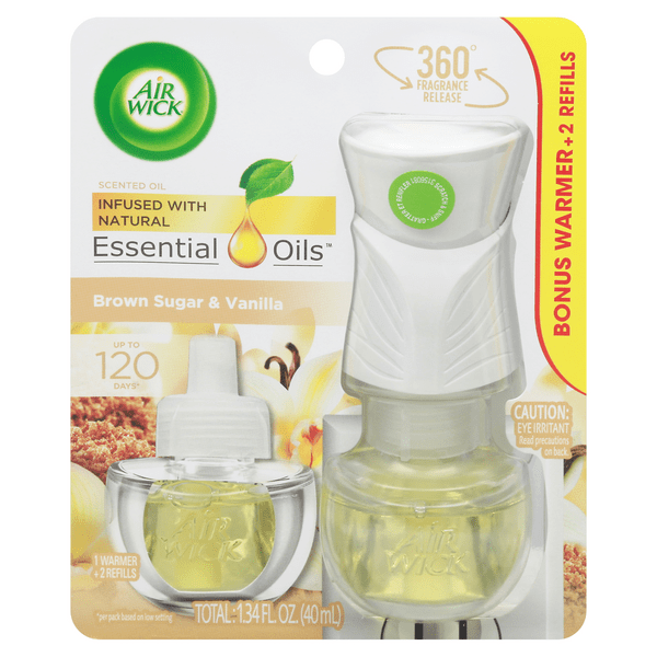 Save on Air Wick Brown Sugar & Vanilla Essential Oils & Warmer Order
