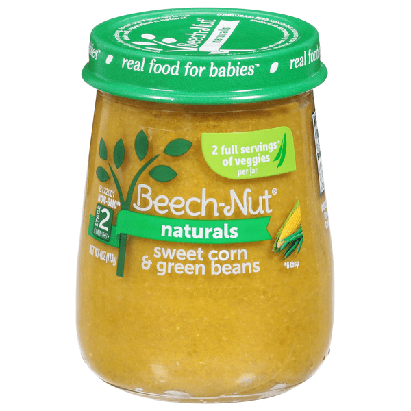 Save on BeechNut Naturals Stage 2 Baby Food Sweet Corn & Green Beans