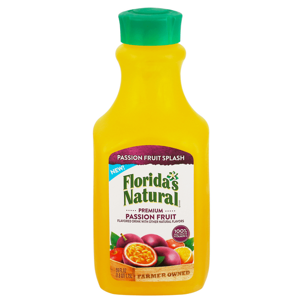 Save on Florida's Natural Premium Juice Cocktail Passion Fruit Splash