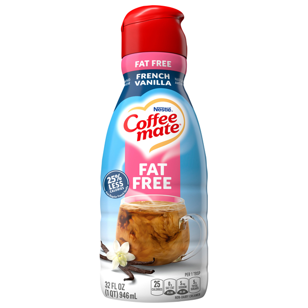 Save on Nestle Coffeemate Flavored Coffee Creamer French Vanilla Fat