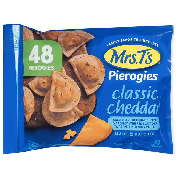Save on Mrs. T's Pierogies Classic Cheddar 48 ct Frozen Order Online