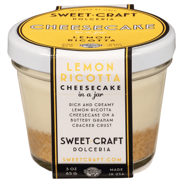 Save on Sweet Craft Dolceria Cheesecake in a Jar Lemon Ricotta