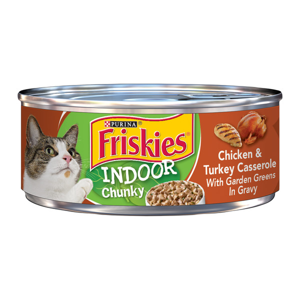 Save on Friskies Indoor Wet Cat Food Chunky Chicken & Turkey Casserole Order Online Delivery Giant