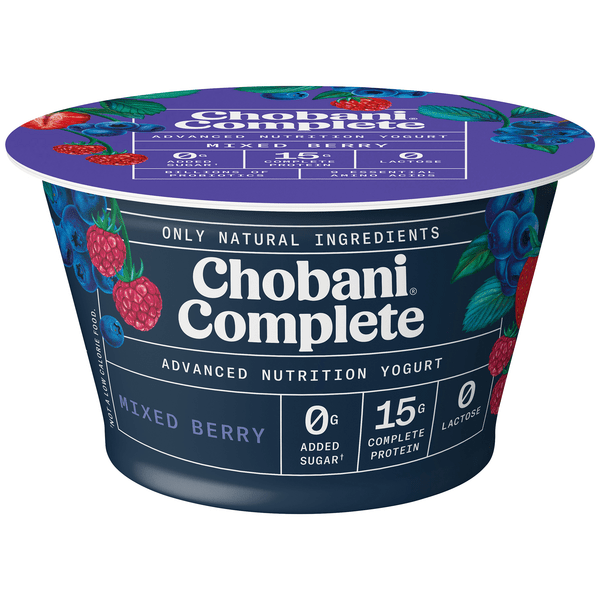 Save on Chobani Complete Advanced Nutrition Greek Yogurt Mixed Berry