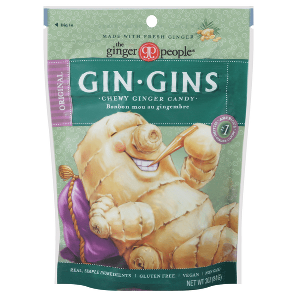 Save on The Ginger People GinGins Chewy Ginger Candy Original Order