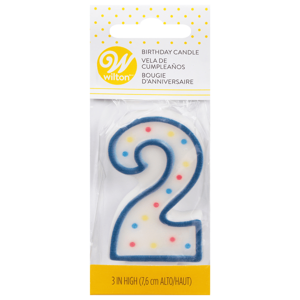 Save on Wilton Candle Birthday Numeral 2 Order Online Delivery GIANT
