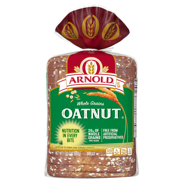 Save on Arnold Whole Grains Oatnut Bread Order Online Delivery Giant