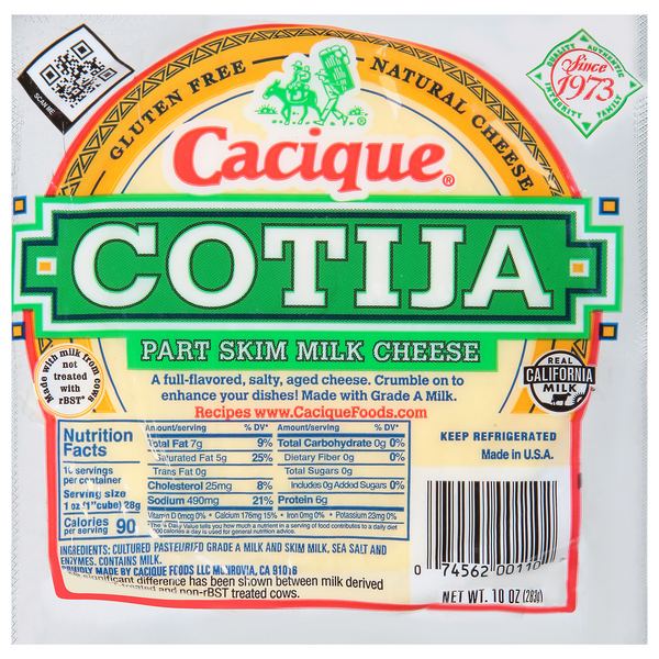 Save on Cacique Cotija Part Skim Milk Cheese Order Online Delivery