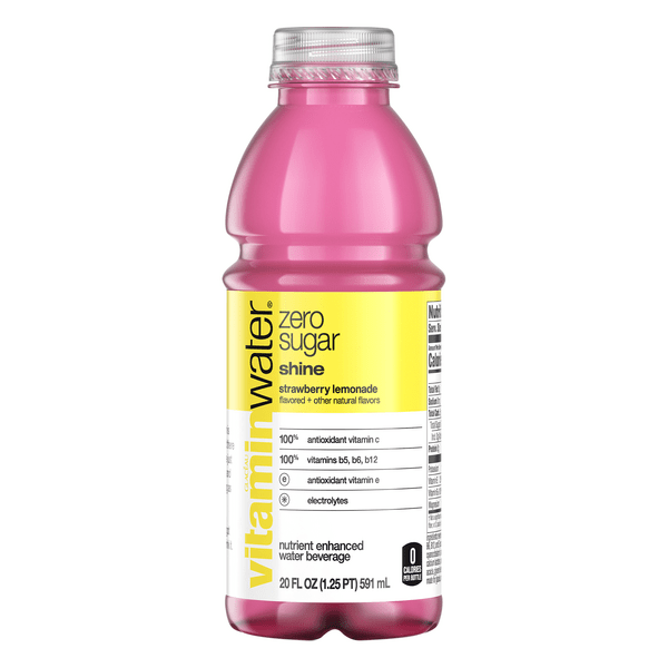 Save on Glaceau Vitaminwater Zero Shine Strawberry Lemonade Water