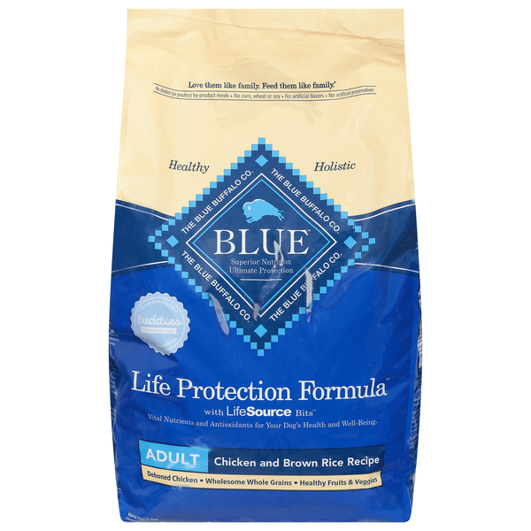 Save on BLUE Adult Dry Dog Food Chicken & Brown Rice Recipe Natural