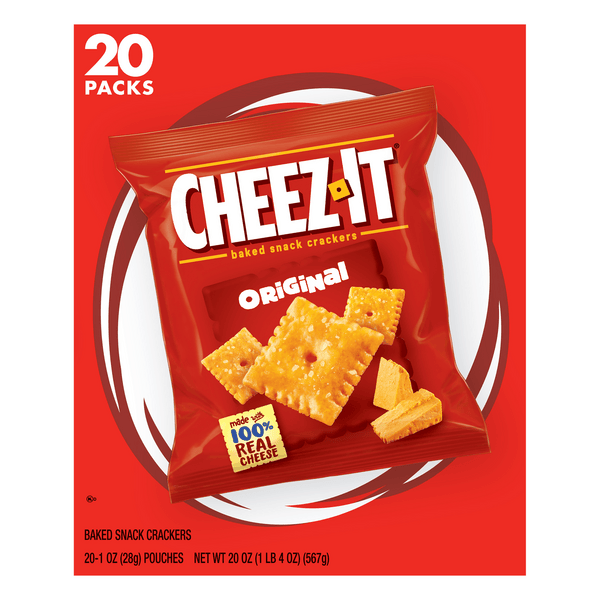 Save on CheezIt Baked Snack Crackers Original Order Online Delivery