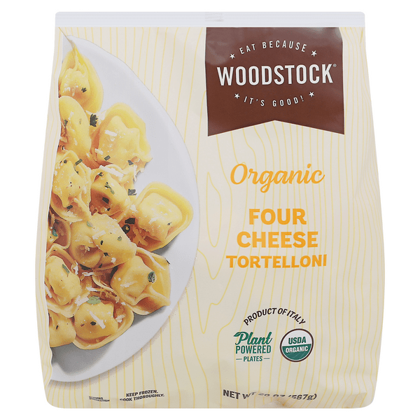 Save on Woodstock Ravioli Pasta Four Cheese Tortelloni Organic Frozen Order Online Delivery GIANT