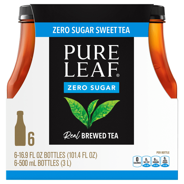 Save on Pure Leaf Brewed Zero Sugar Sweet Iced Tea 6 pk Order Online Delivery Stop & Shop