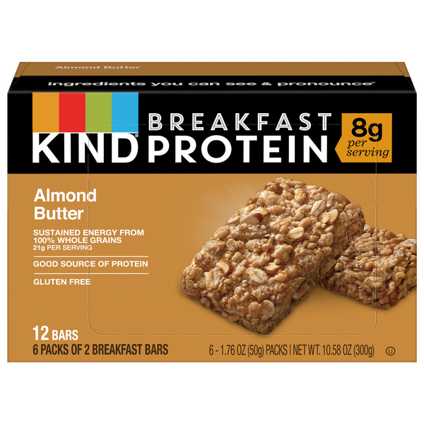 Save on KIND Breakfast Protein Bar Almond Butter 6 ct Order Online