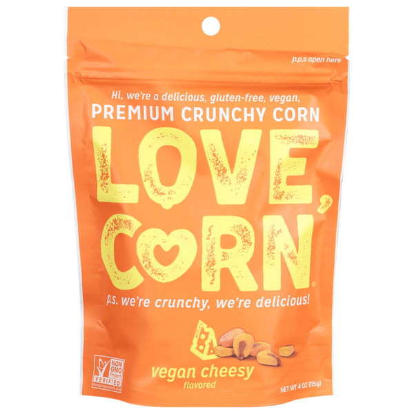 Save on Love Corn Premium Crunchy Corn Vegan Cheesy Order Online