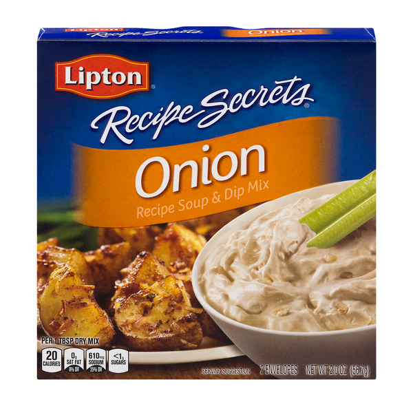 Save on Lipton Recipe Secrets Recipe Soup & Dip Mix Onion 2 ct Order