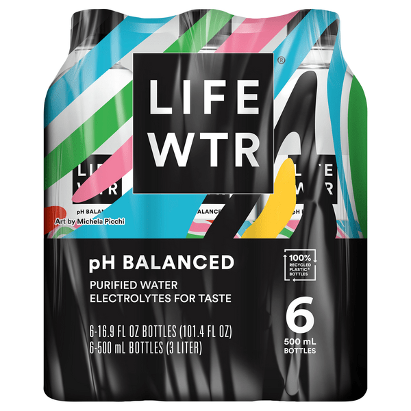 Save on LIFEWTR Purified Water pH Balanced 6 pk Order Online Delivery