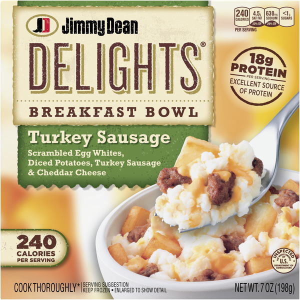 Save on Jimmy Dean Delights Breakfast Bowl Turkey Sausage Order Online